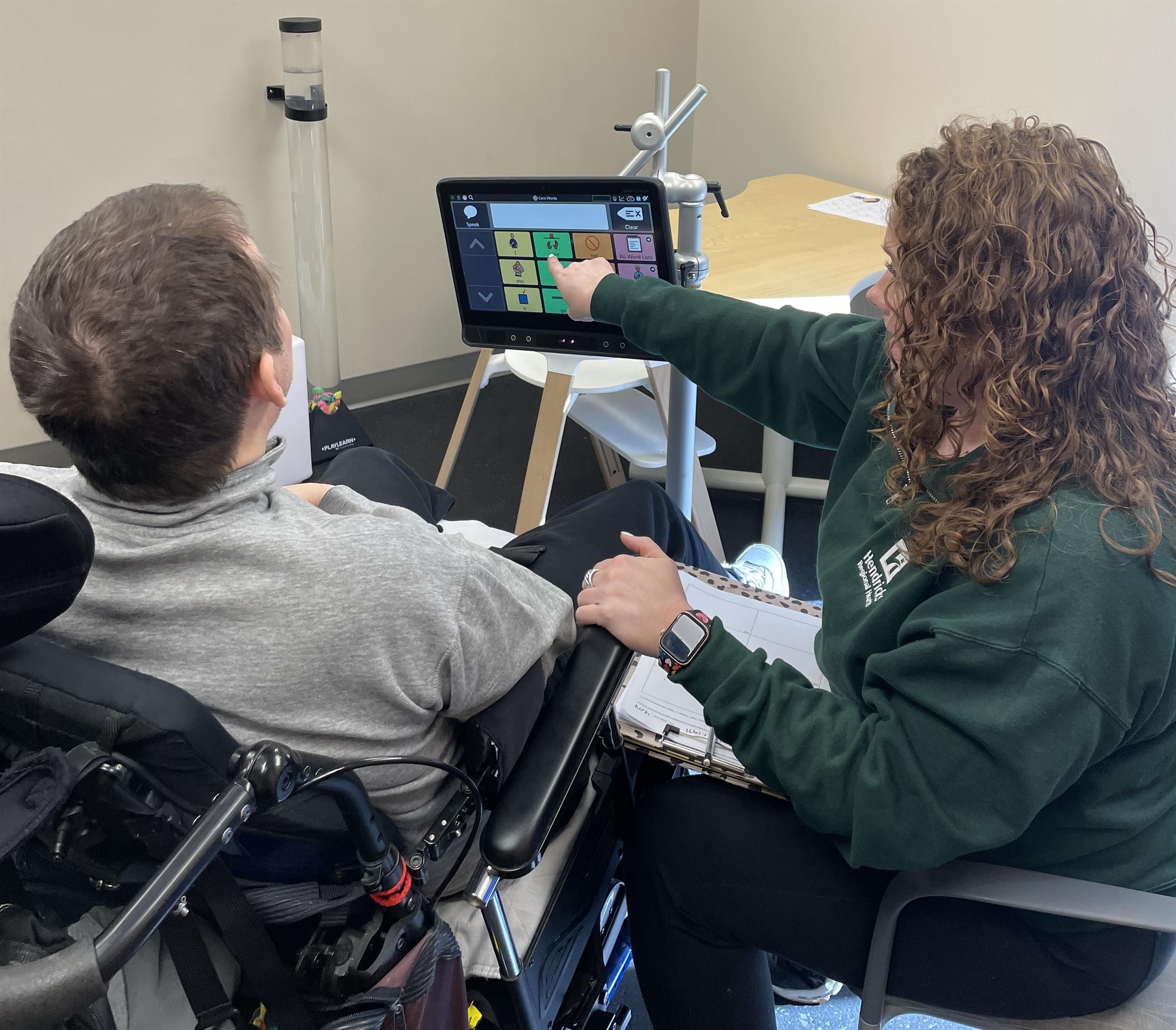 AAC Eye Gaze Technology at Hendricks Regional Health